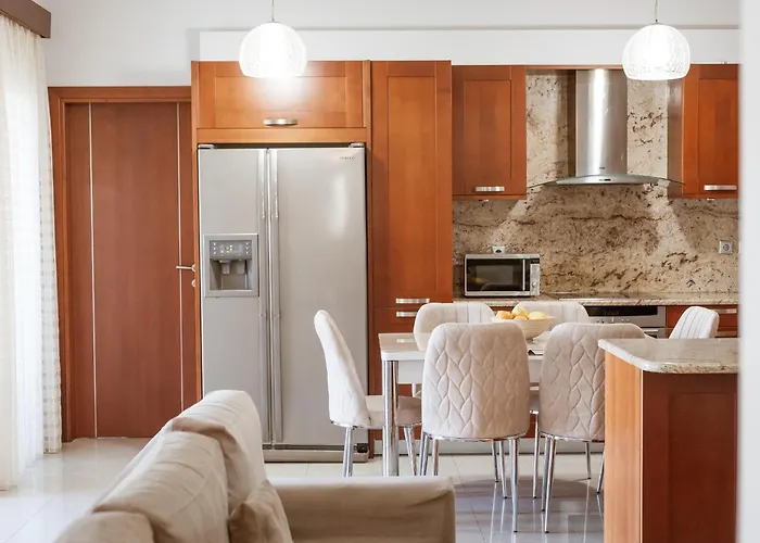 ヴィラ Bliss With Private Pool & Panoramic Sea View アファンドウ